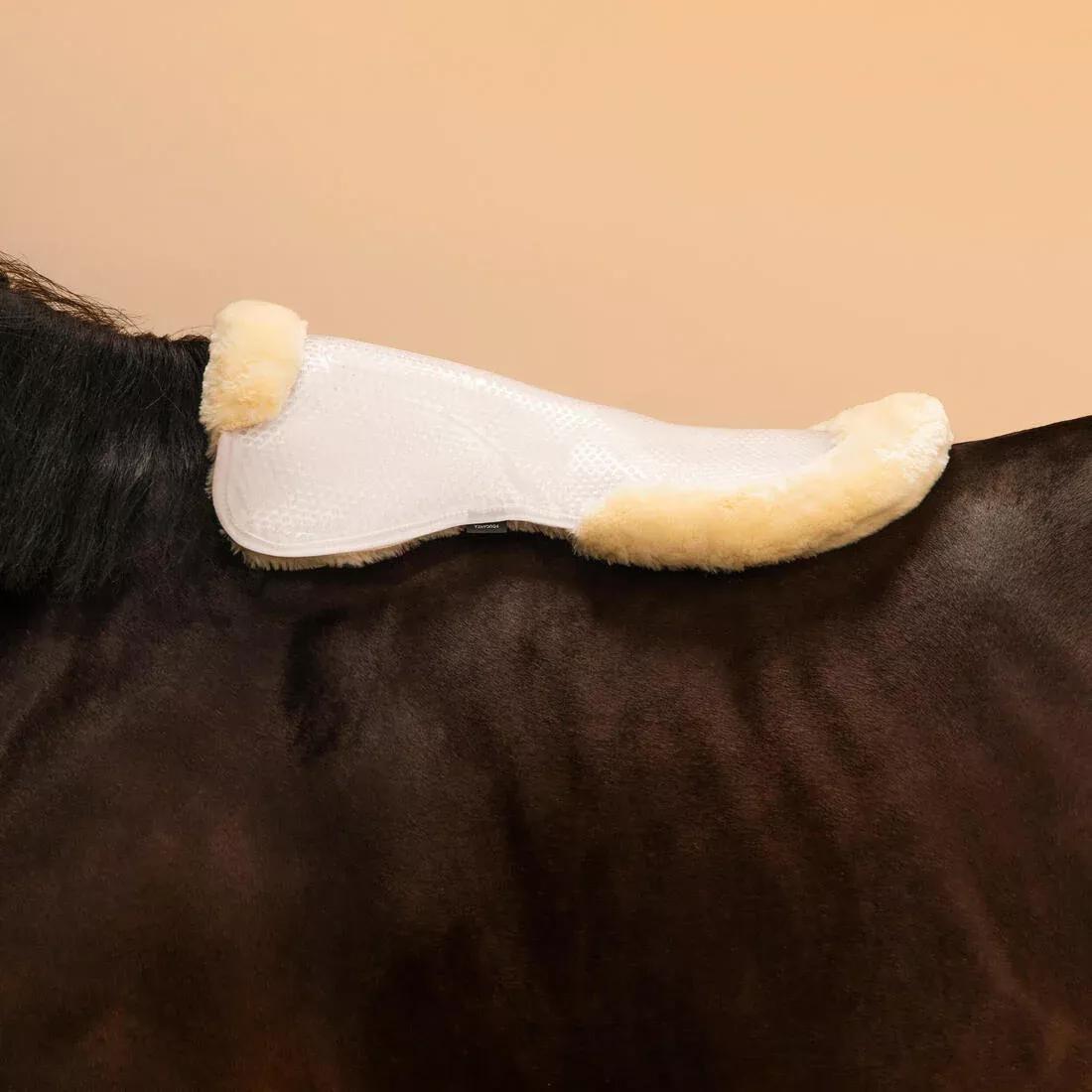 Horse And Pony Saddle Pad - Polygel 500, White, No Color, large image number 2