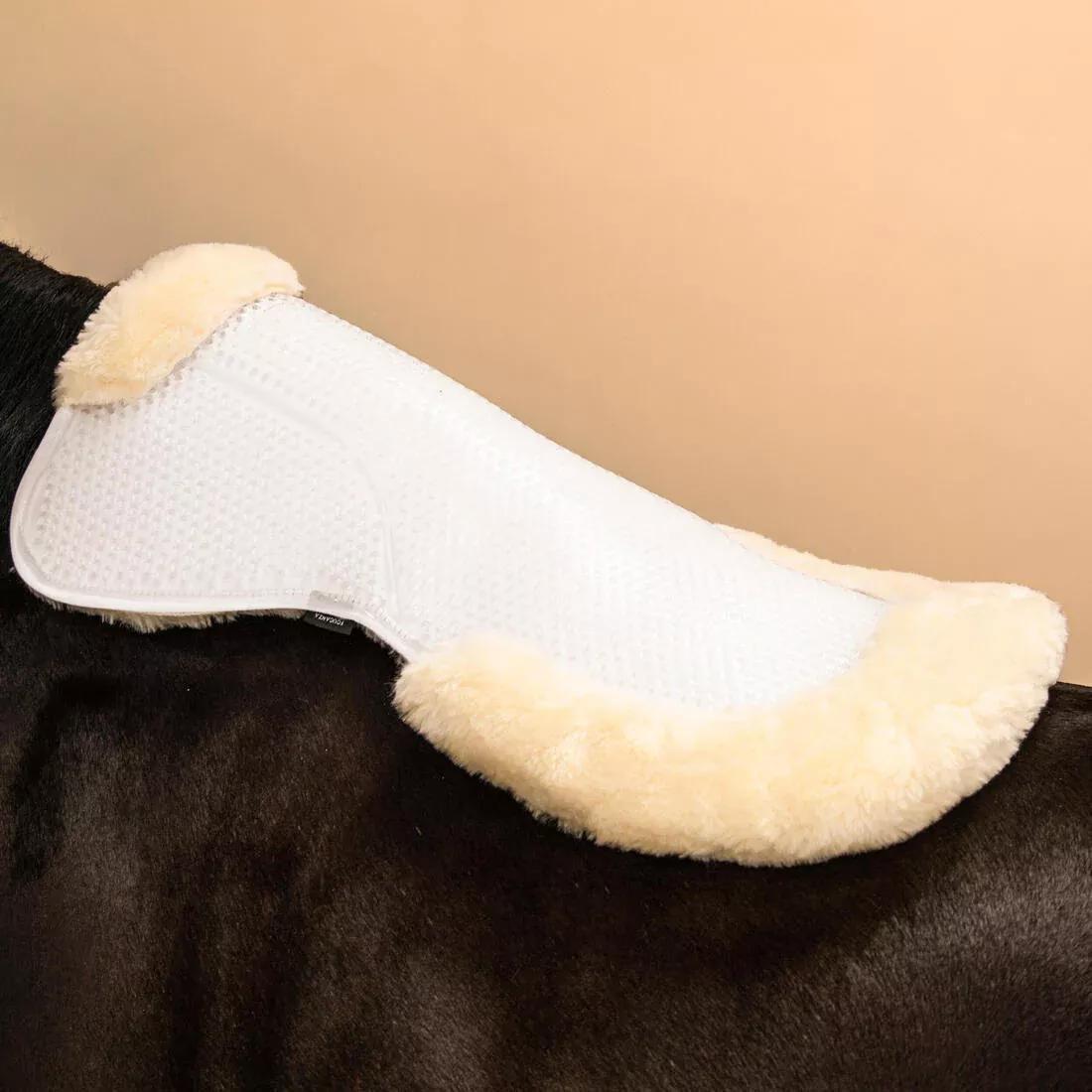 Horse And Pony Saddle Pad - Polygel 500, White, No Color, large image number 3
