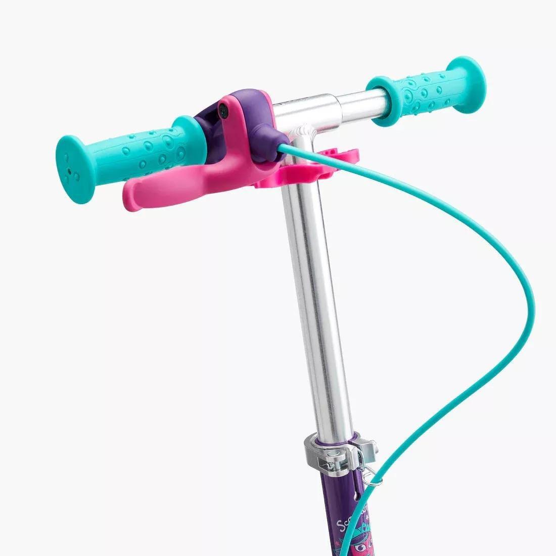 Kids Girls Scooter with Brake - Play 5, Purple, No Color, large image number 7
