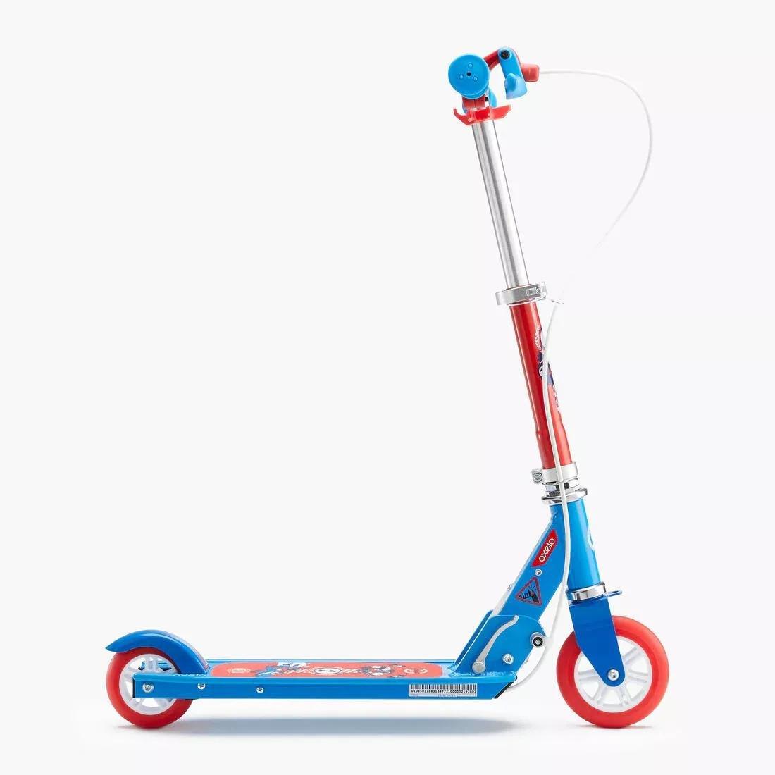 Kids Girls Scooter with Brake - Play 5, Purple, No Color, large image number 9