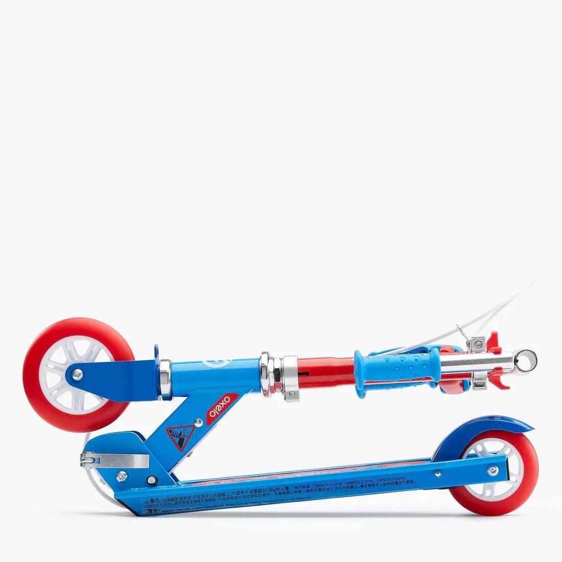 OXELO - Play 5 Children's Scooter with Brake, Blue