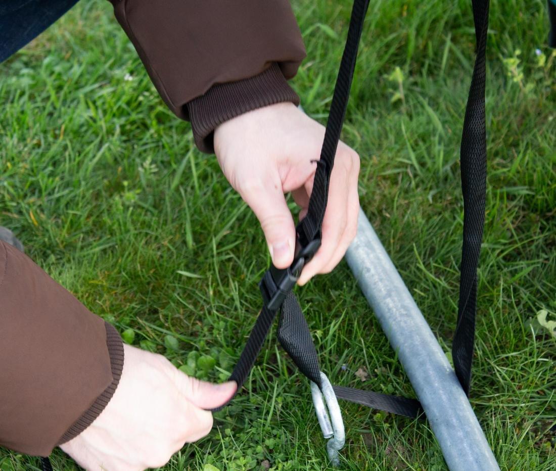 Trampoline Anchor Kit, Black, No Color, large image number 5