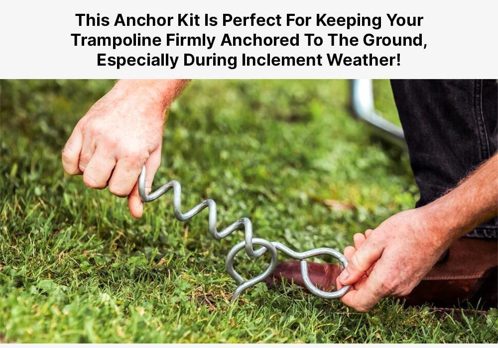 Trampoline Anchor Kit, Black, No Color, large image number 14