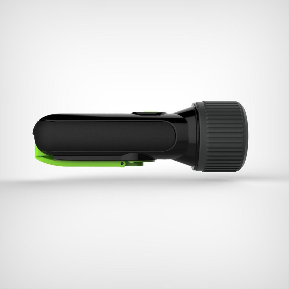 FORCLAZ - Self-Powered 35 Lumen Waterproof Torch, Black