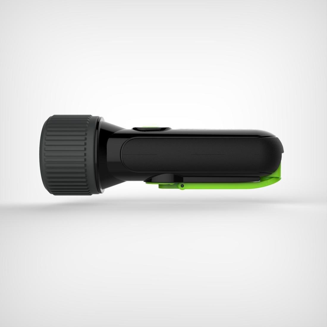 FORCLAZ - Self-Powered 35 Lumen Waterproof Torch, Black