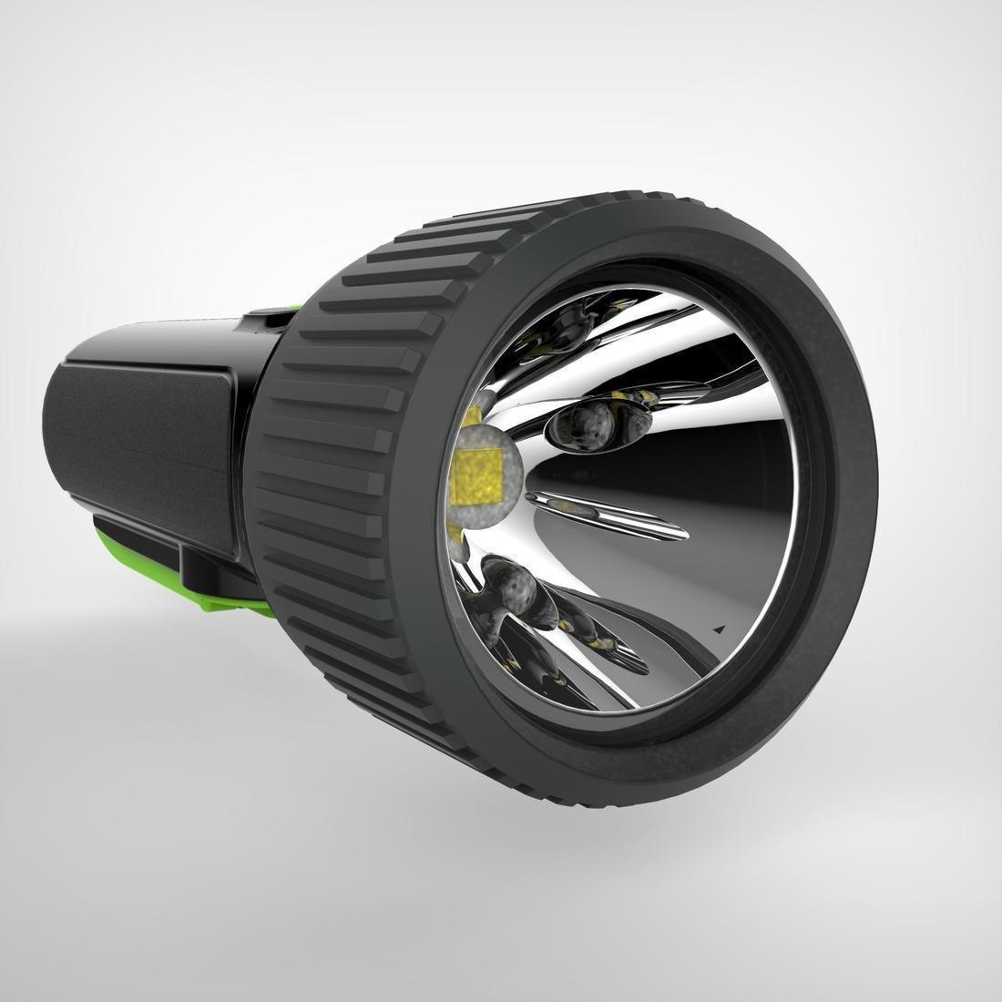 Self-Powered 35 Lumen Waterproof Torch, Black, No Color, large image number 6