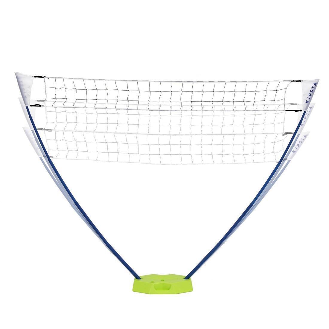 COPAYA - Beginner Beach Volleyball Set (Net and Posts) BV100, Sunshine Yellow