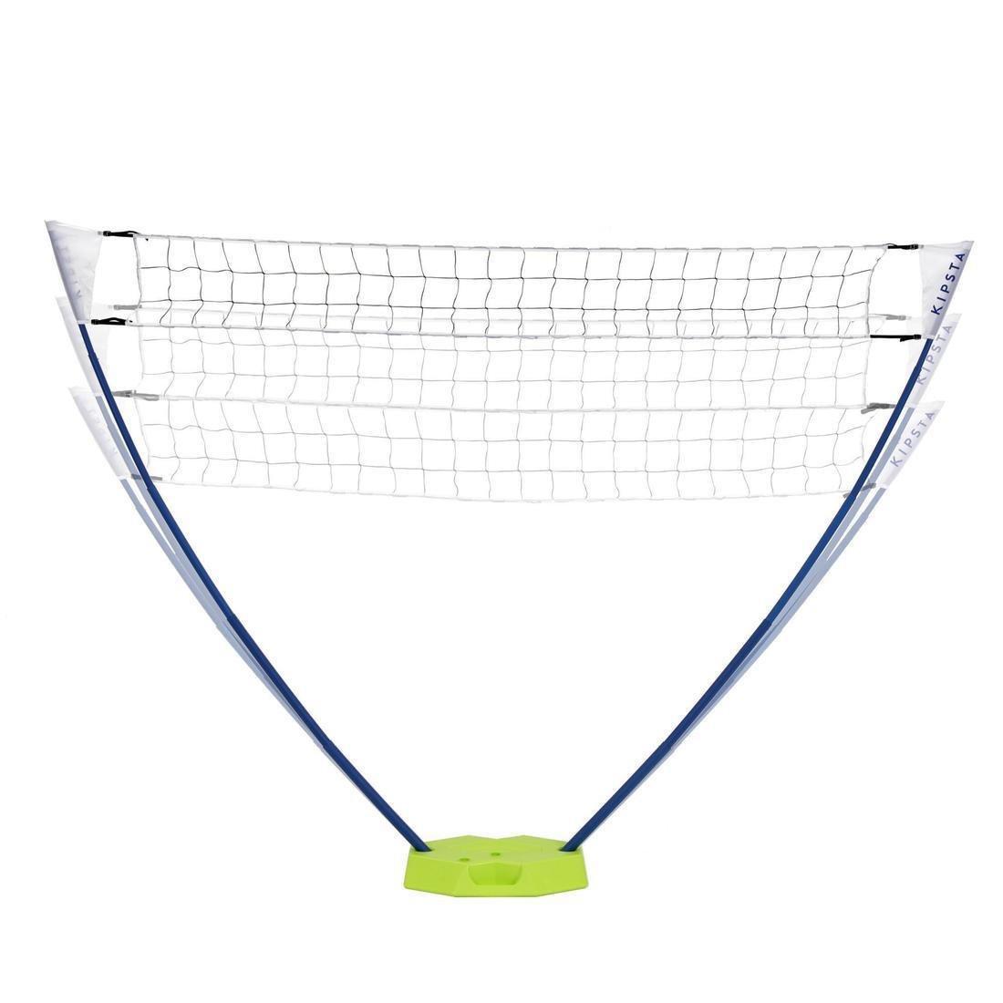 Beginner Beach Volleyball Set (Net and Posts) - BV100, Yellow, No Color, medium