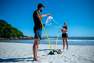 COPAYA - Beginner Beach Volleyball Set (Net and Posts) BV100, Sunshine Yellow
