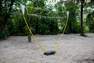 COPAYA - Beginner Beach Volleyball Set (Net and Posts) BV100, Sunshine Yellow