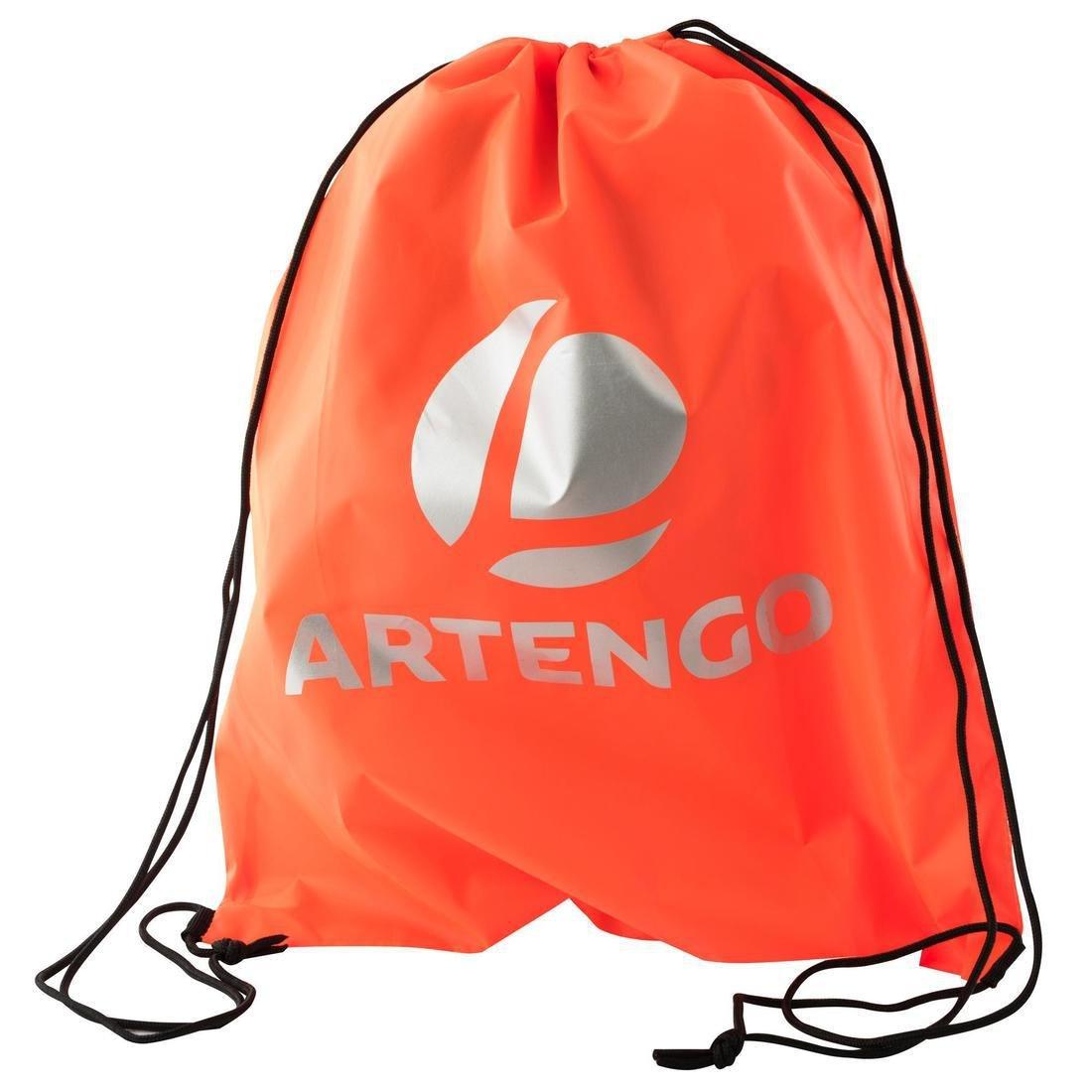 ARTENGO - Shoe Bag, Fluo Blood Orange