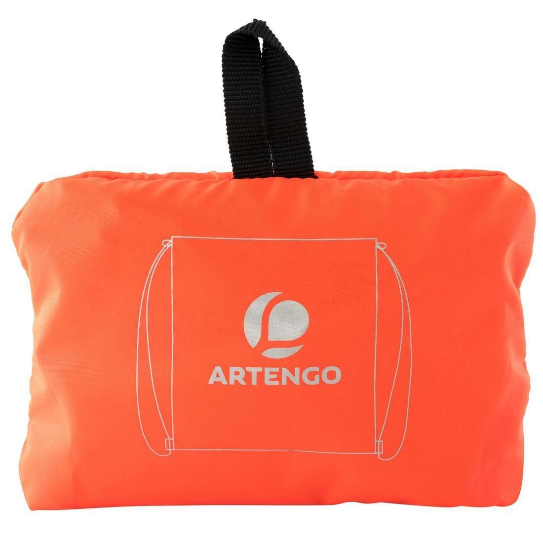 ARTENGO - Shoe Bag, Fluo Blood Orange