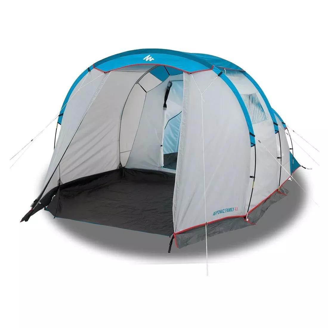 Arpenaz Family 4.1 Tent, 4 People, 1 Bedroom, No Color, large image number 0
