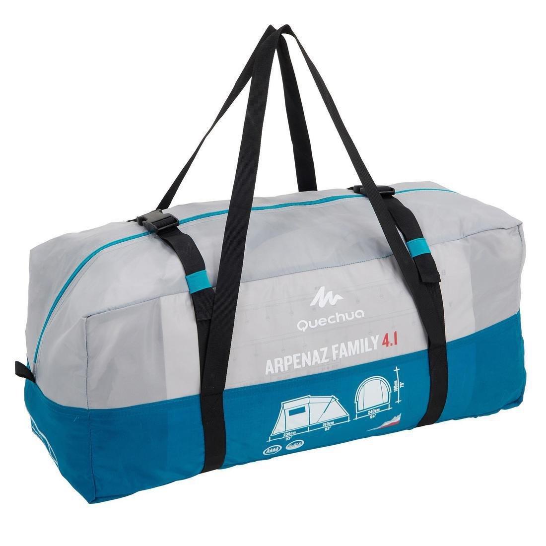 Arpenaz Family 4.1 Tent, 4 People, 1 Bedroom, No Color, large image number 2