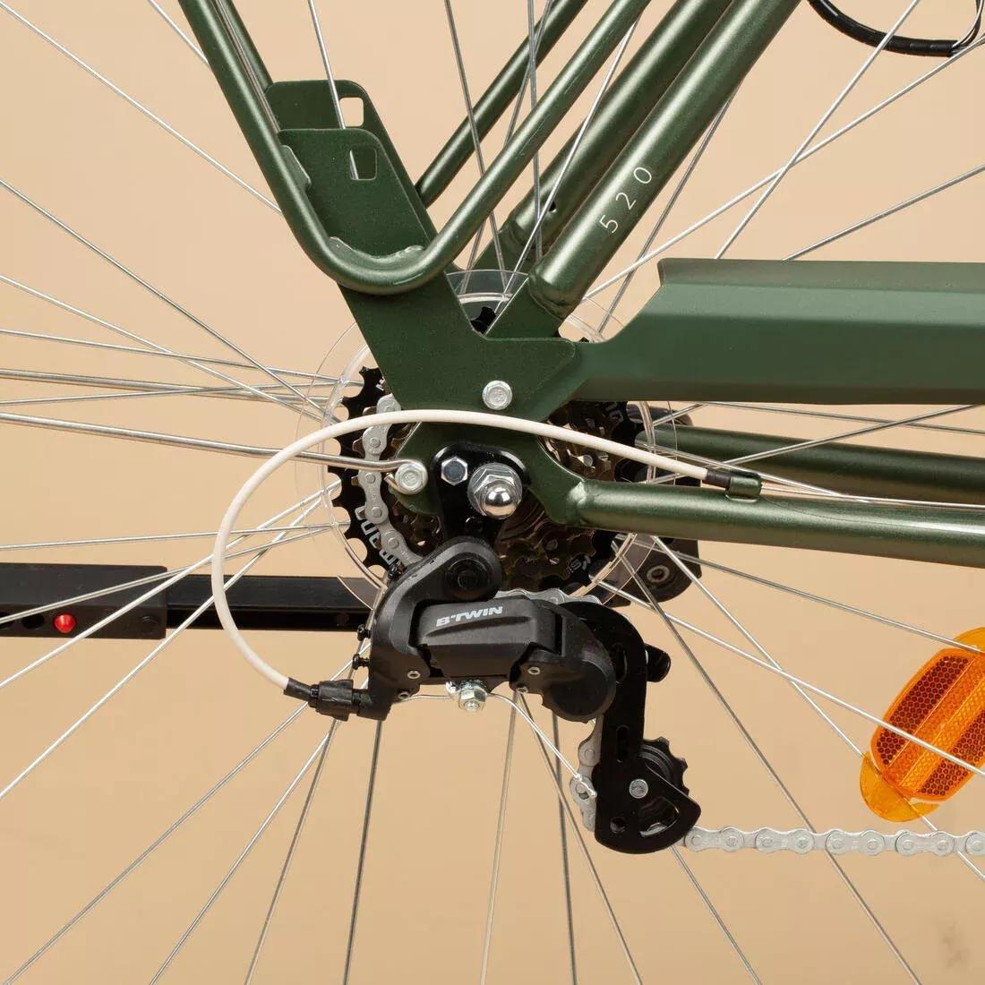 Step-Over Town Bike - 520, Khaki, No Color, large image number 12