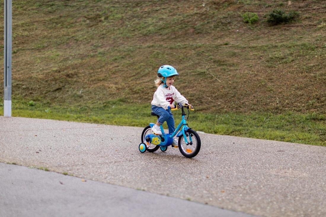 BTWIN - Kids 14 Bike Ocean500, Blue