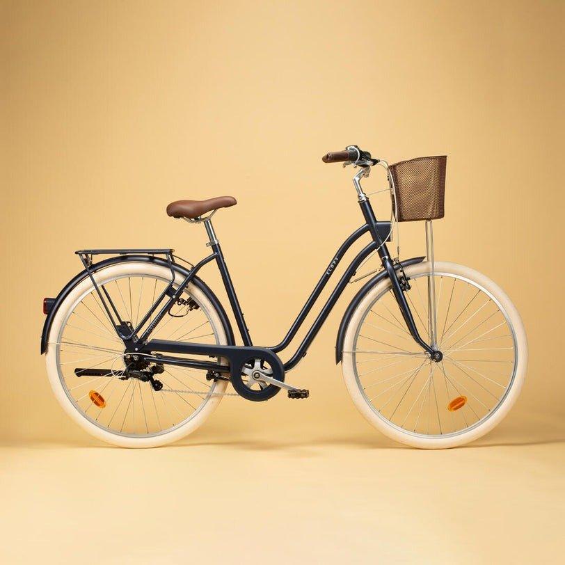 Elops 520 Low Frame City Bike, Navy Blue, , large image number 0