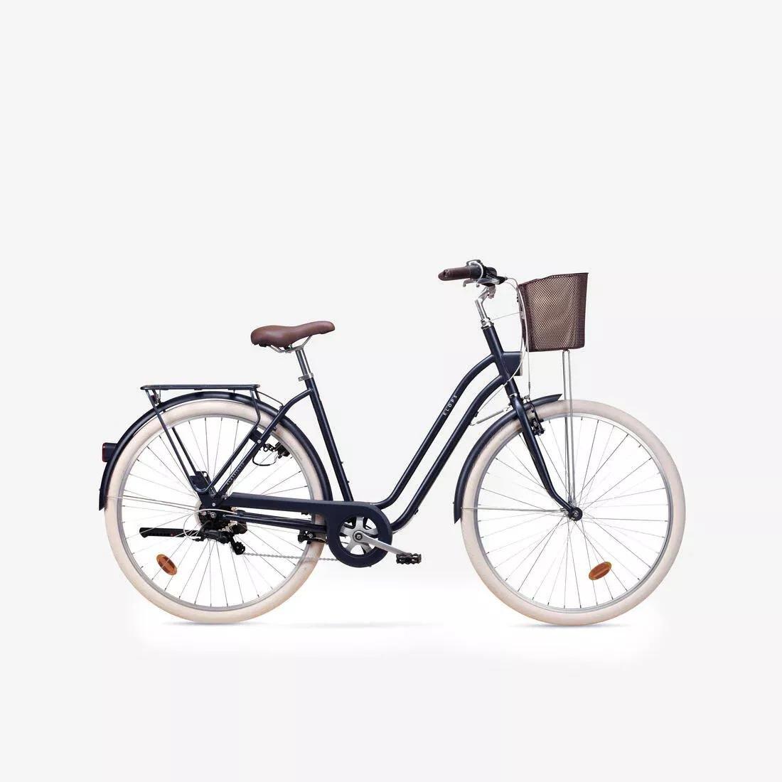 Elops 520 Low Frame City Bike, Navy Blue, , large image number 1