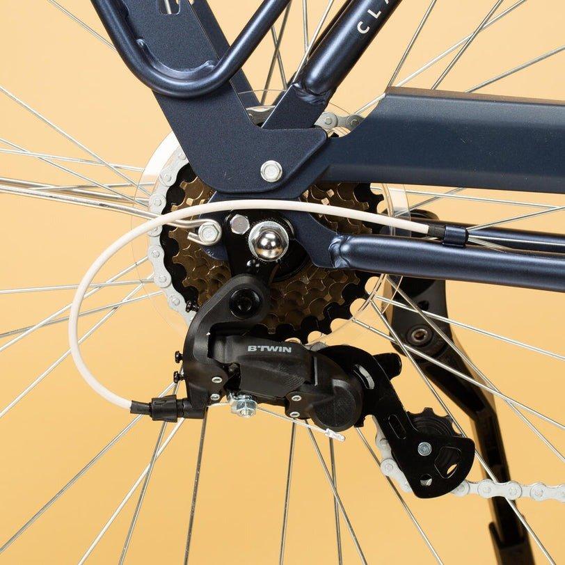 Elops 520 Low Frame City Bike, Navy Blue, , large image number 9