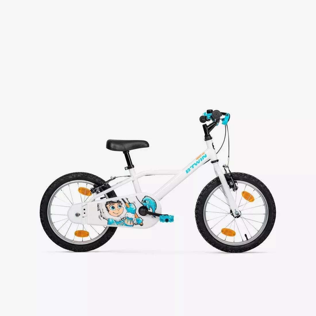 ULTRA WHITE 16 Inch KIDS BIKE INUIT 100 4-6 YEARS OLD - White, No Color, medium