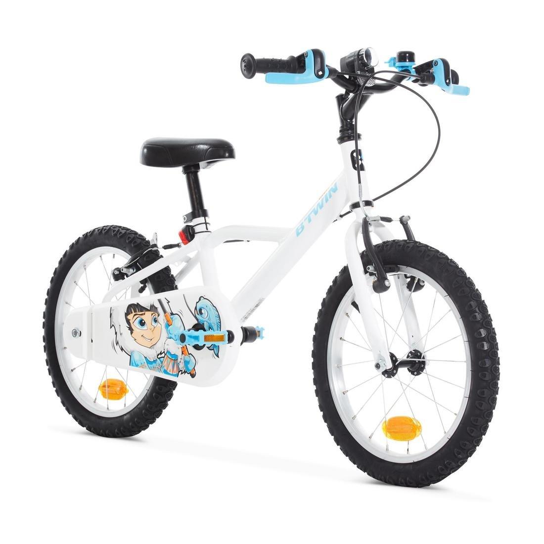 ULTRA WHITE 16 Inch KIDS BIKE INUIT 100 4-6 YEARS OLD - White, No Color, medium