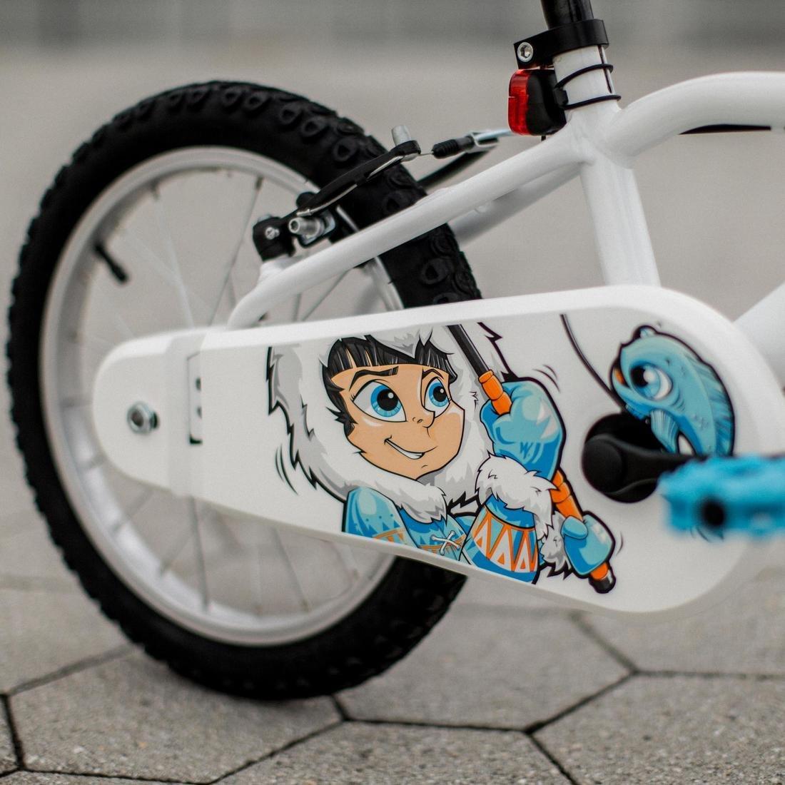 ULTRA WHITE 16 Inch KIDS BIKE INUIT 100 4-6 YEARS OLD - White, No Color, large image number 3
