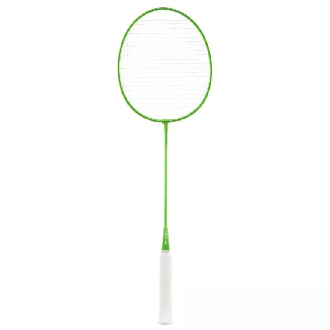 Adult Badminton Rackets Set - Pink/Green, fluo green, No Color, large image number 3
