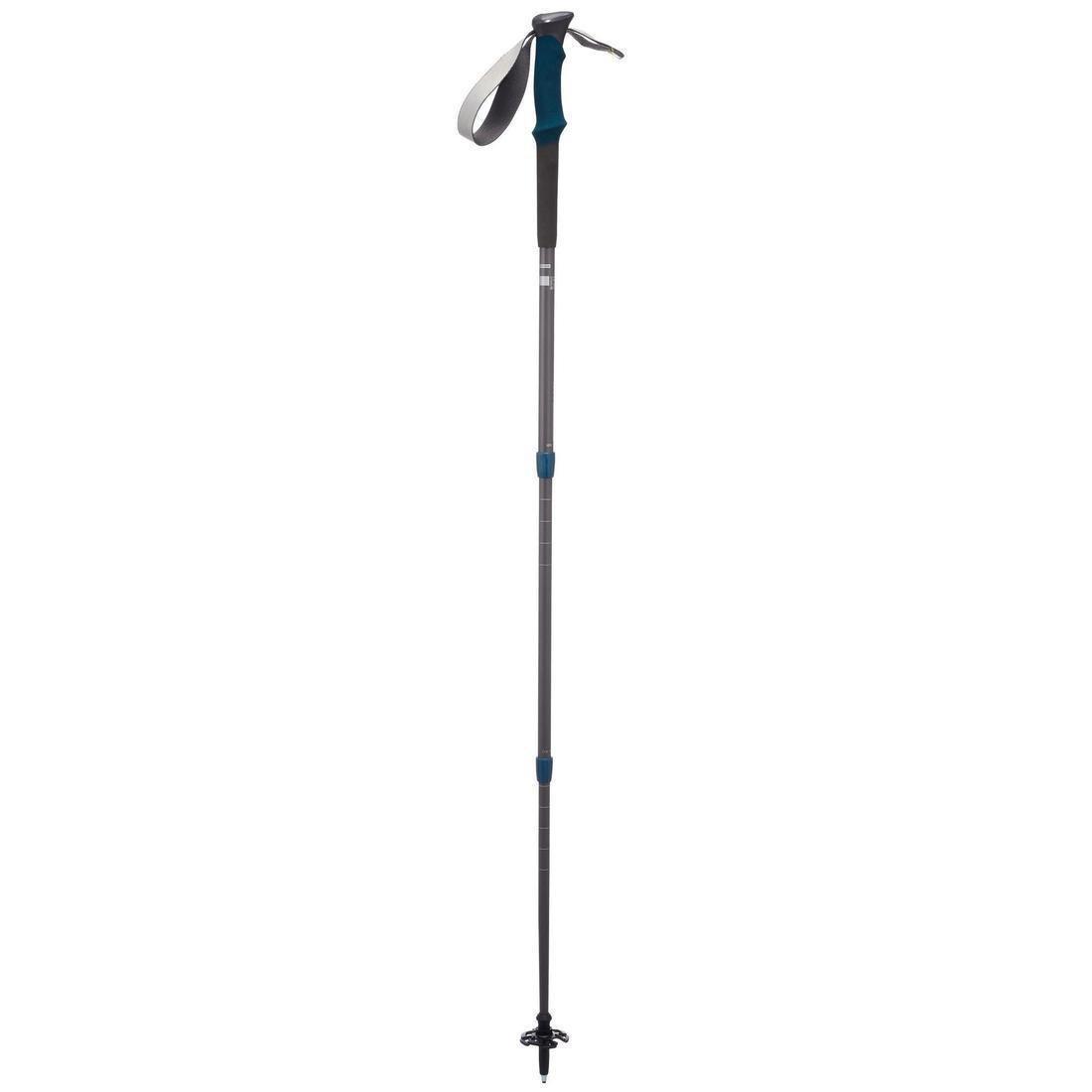 Adult Anti-Shock Hiking Pole, Grey/Blue, Grey, No Color, large image number 1