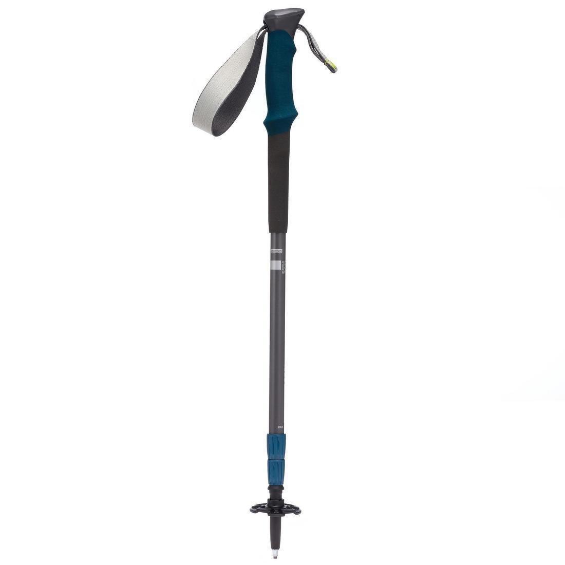 Adult Anti-Shock Hiking Pole, Grey/Blue, Grey, No Color, large image number 2