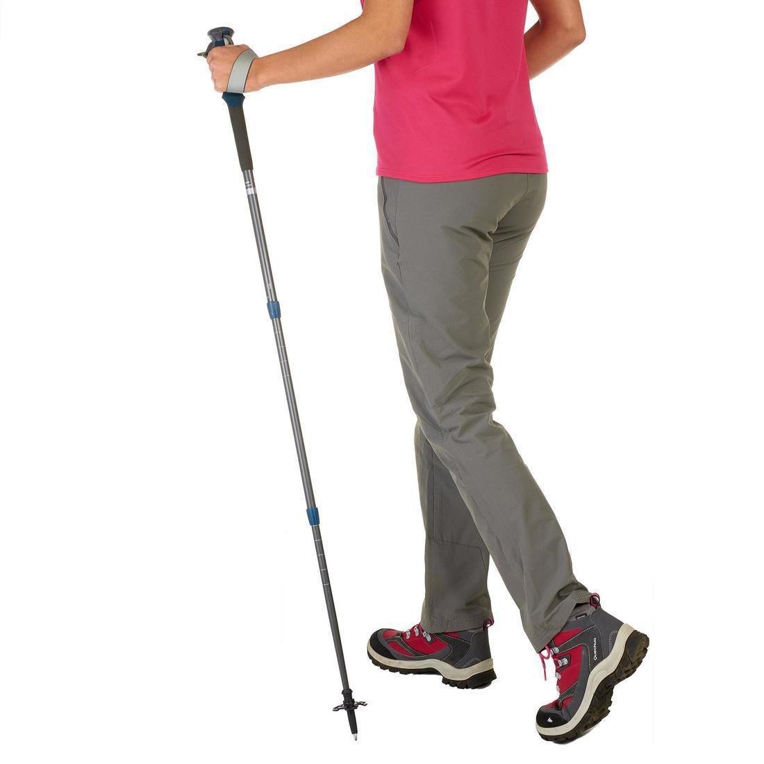Adult Anti-Shock Hiking Pole, Grey/Blue, Grey, No Color, large image number 4
