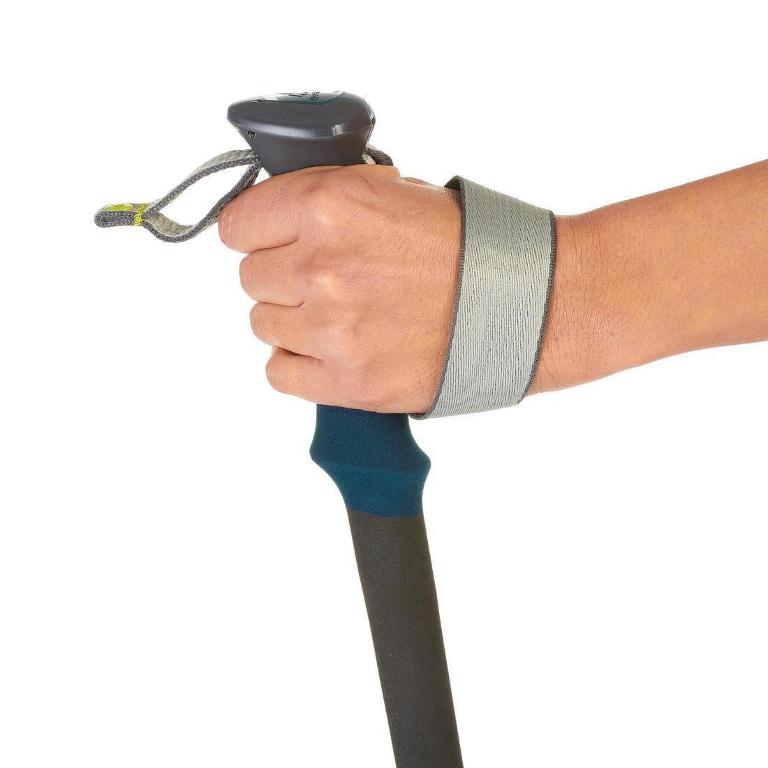 Adult Anti-Shock Hiking Pole, Grey/Blue, Grey, No Color, large image number 5