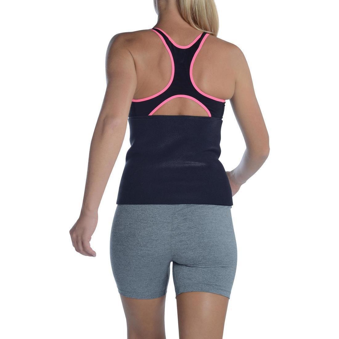 Cardio Fitness Sauna Belt, Black, No Color, large image number 1