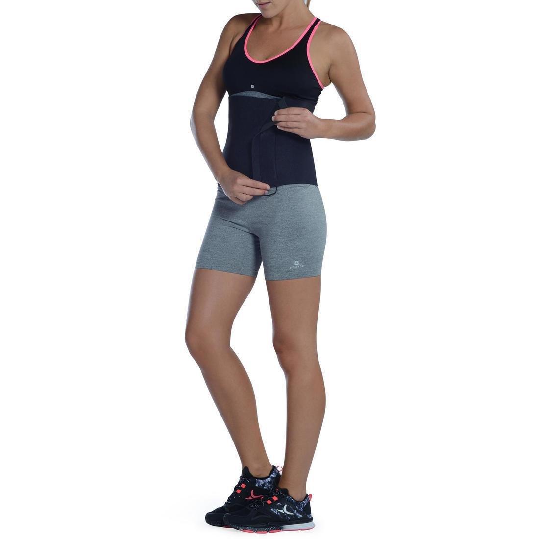 Cardio Fitness Sauna Belt, Black, No Color, large image number 8