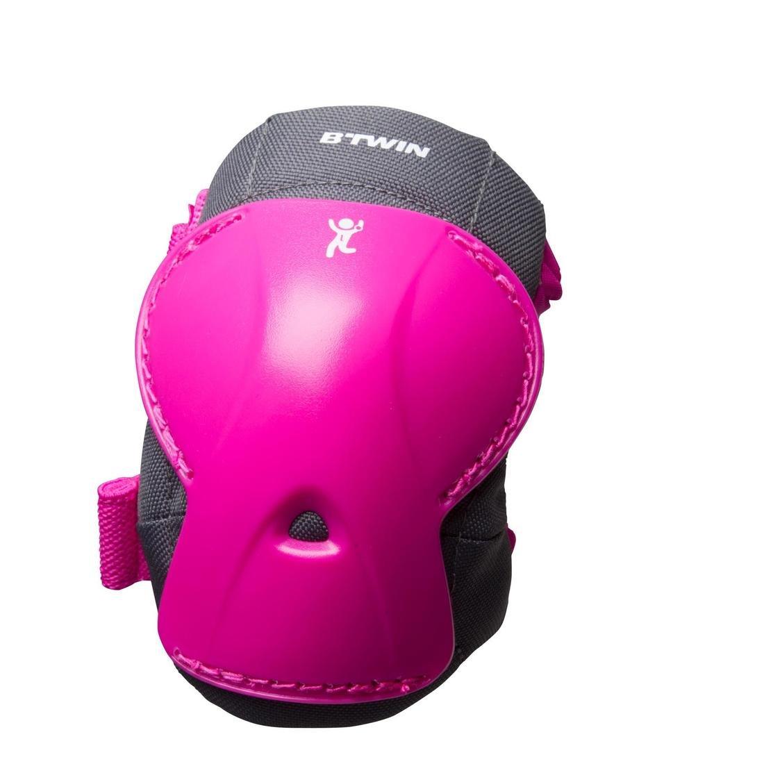 Kids' Elbow and Knee Pads for Cycling, Pink, No Color, large image number 6