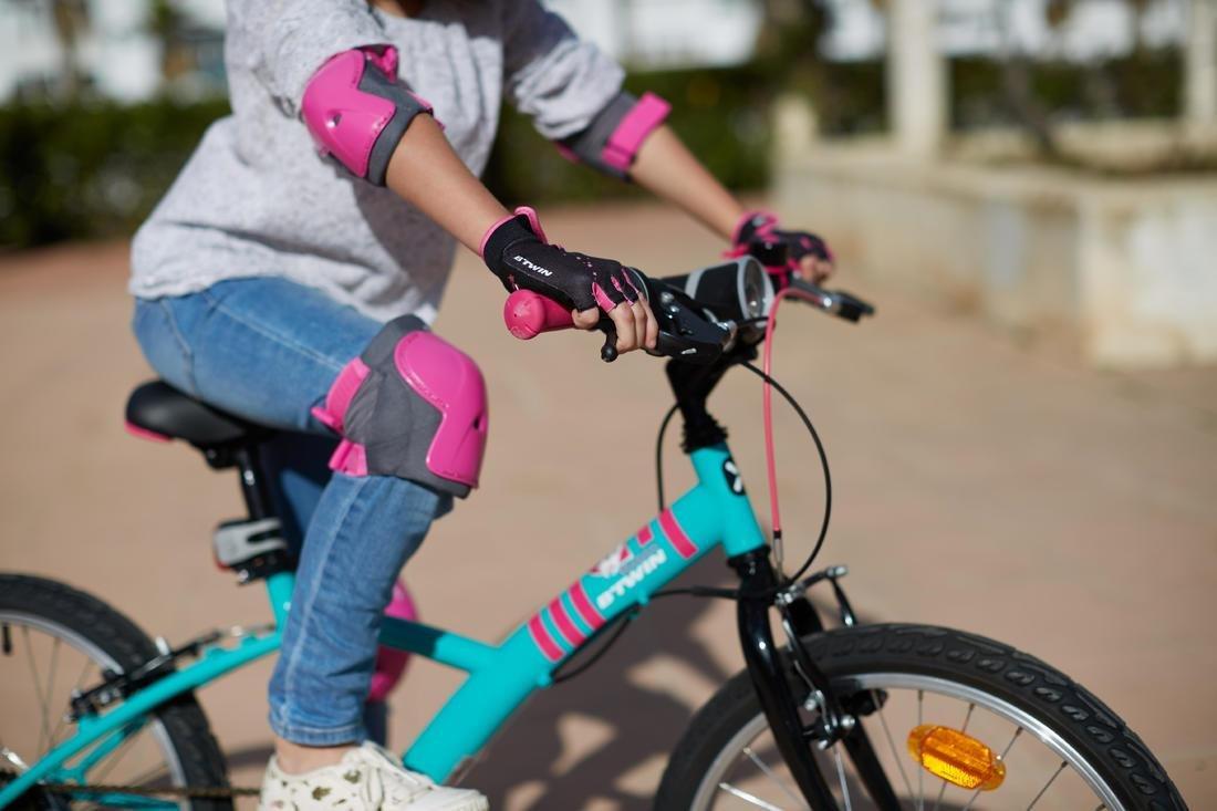 Kids' Elbow and Knee Pads for Cycling, Pink, No Color, large image number 13