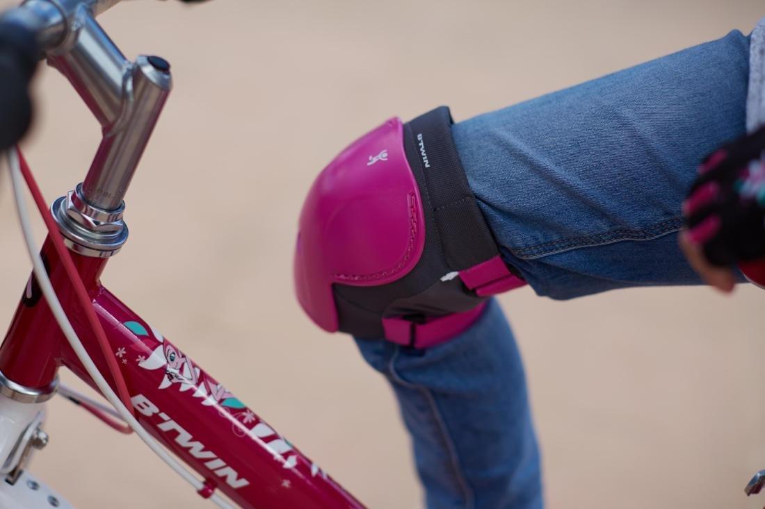 Kids' Elbow and Knee Pads for Cycling, Pink, No Color, large image number 14
