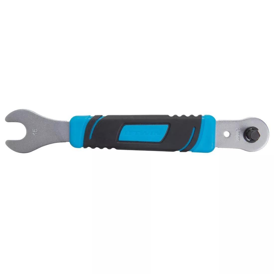 3-in-1 Bike Pedal Wrench, Black, No Color, large image number 0