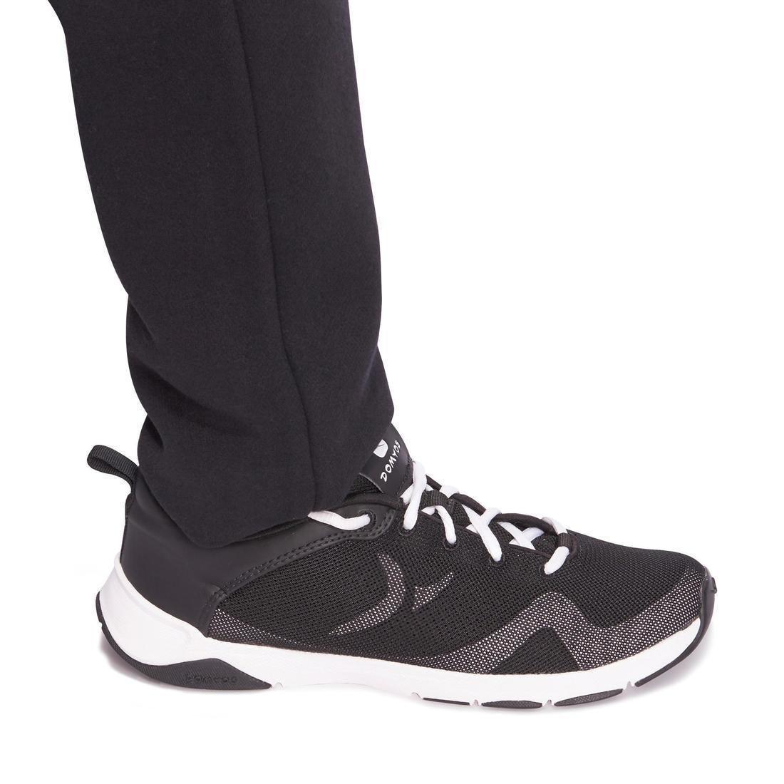 100 Warm'y Boys' Brushed Jersey Gym Bottoms, black, No Color, large image number 7