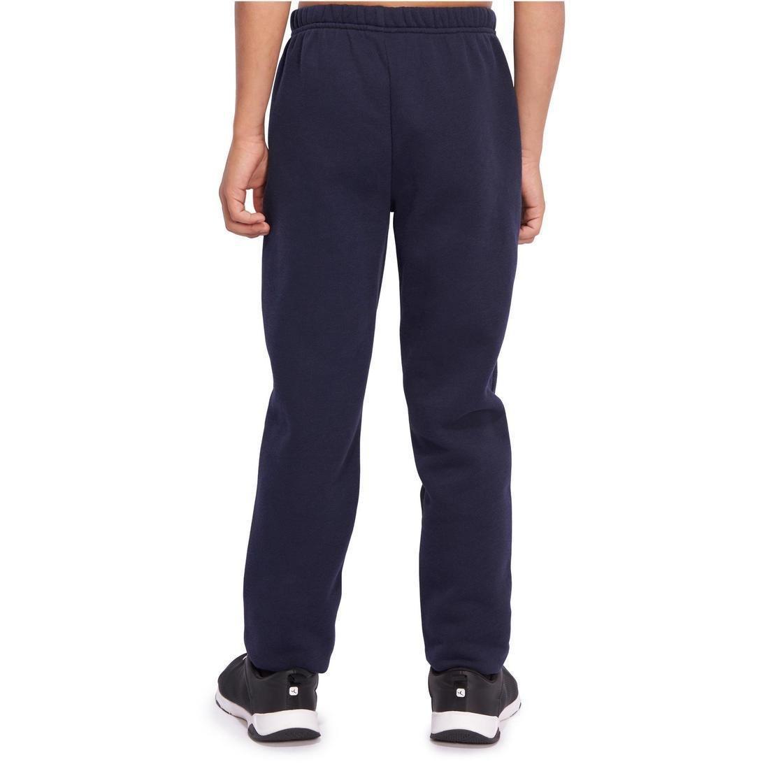 100 Warm'y Boys' Brushed Jersey Gym Bottoms, black, No Color, large image number 12