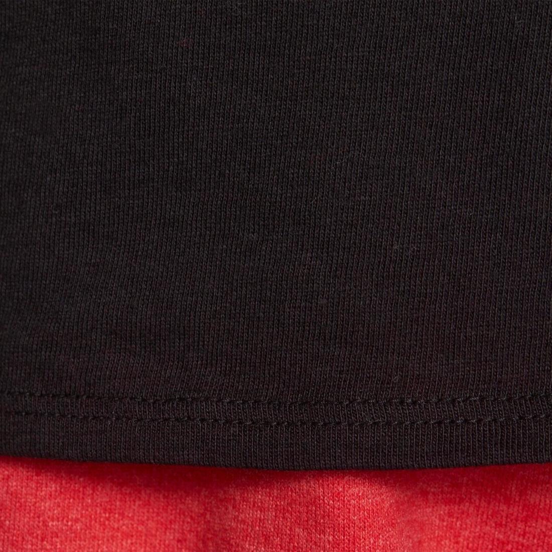 100 Boys Short-Sleeved Gym T-Shirt Title, Black, No Color, large image number 6