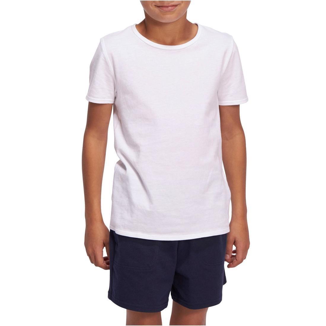 100 Boys Short-Sleeved Gym T-Shirt Title, Black, No Color, large image number 8