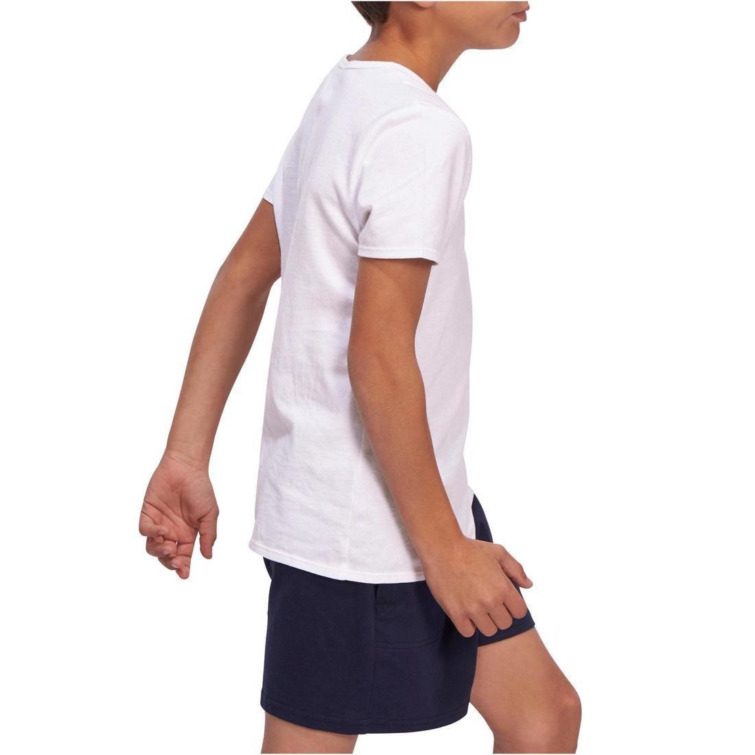 100 Boys Short-Sleeved Gym T-Shirt Title, Black, No Color, large image number 9