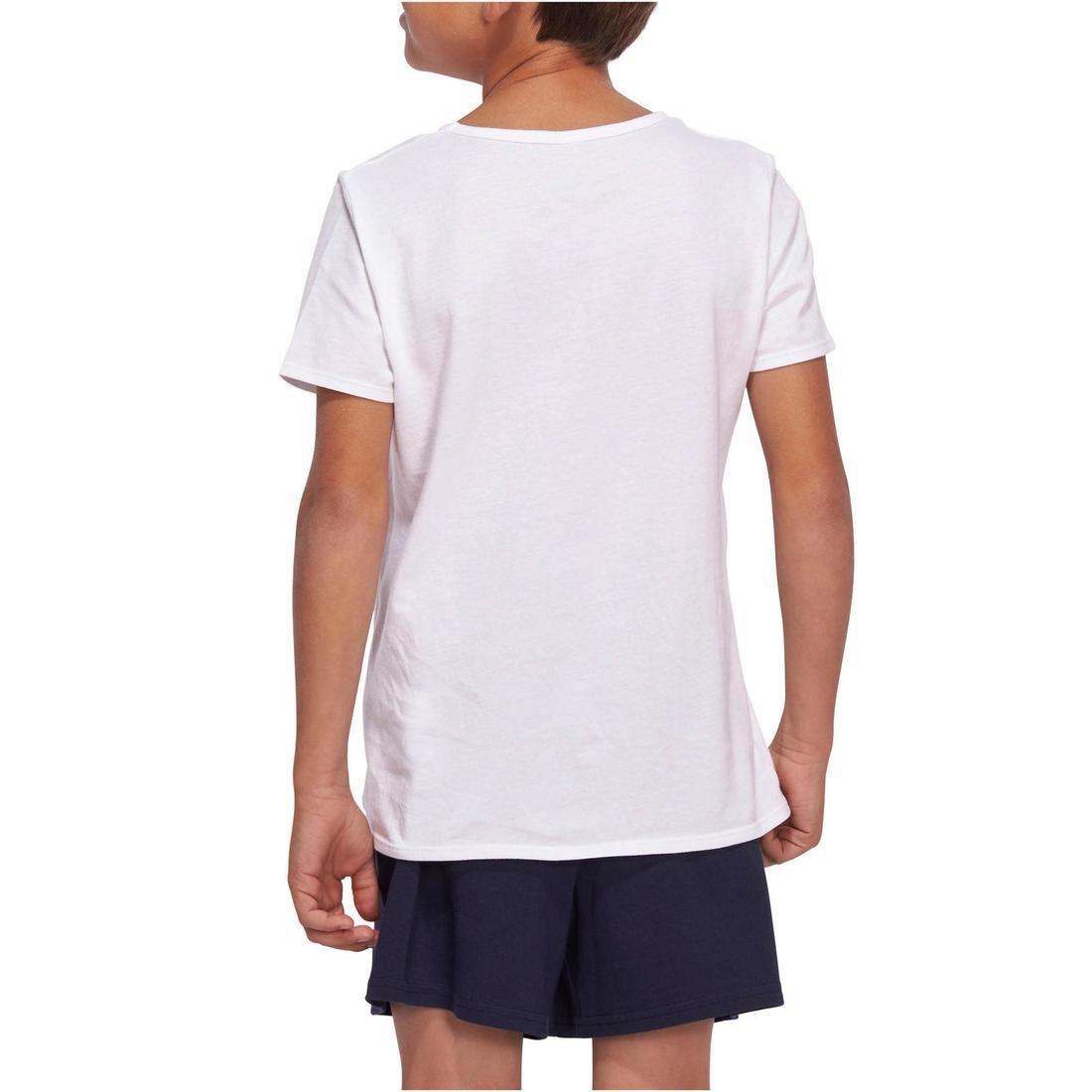 100 Boys Short-Sleeved Gym T-Shirt Title, Black, No Color, large image number 10