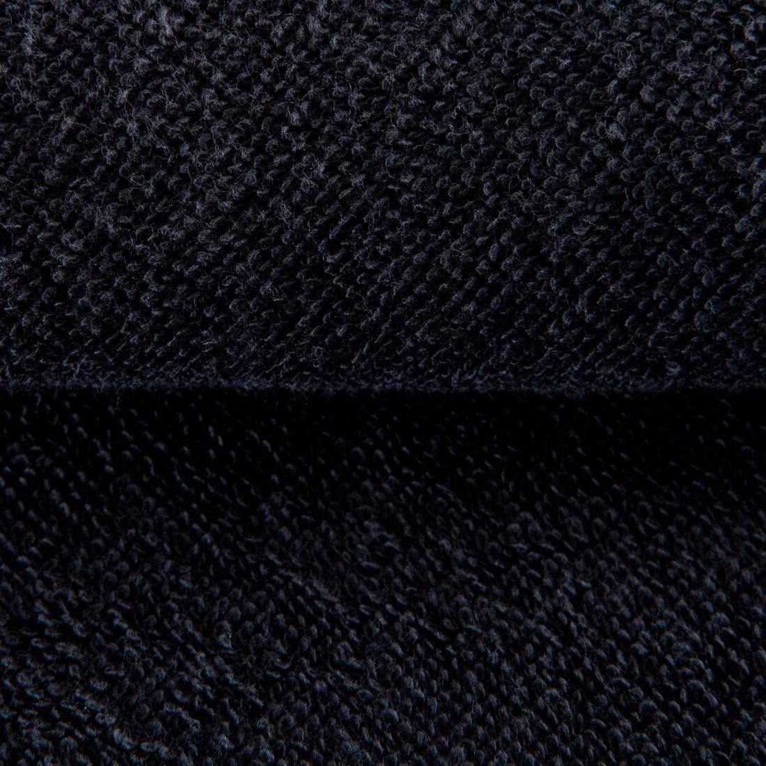 Cotton Fitness Towel, Black, No Color, large image number 2