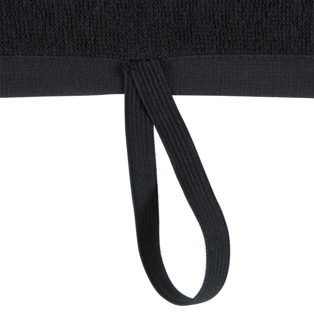 DOMYOS - Cotton Fitness Towel, Black