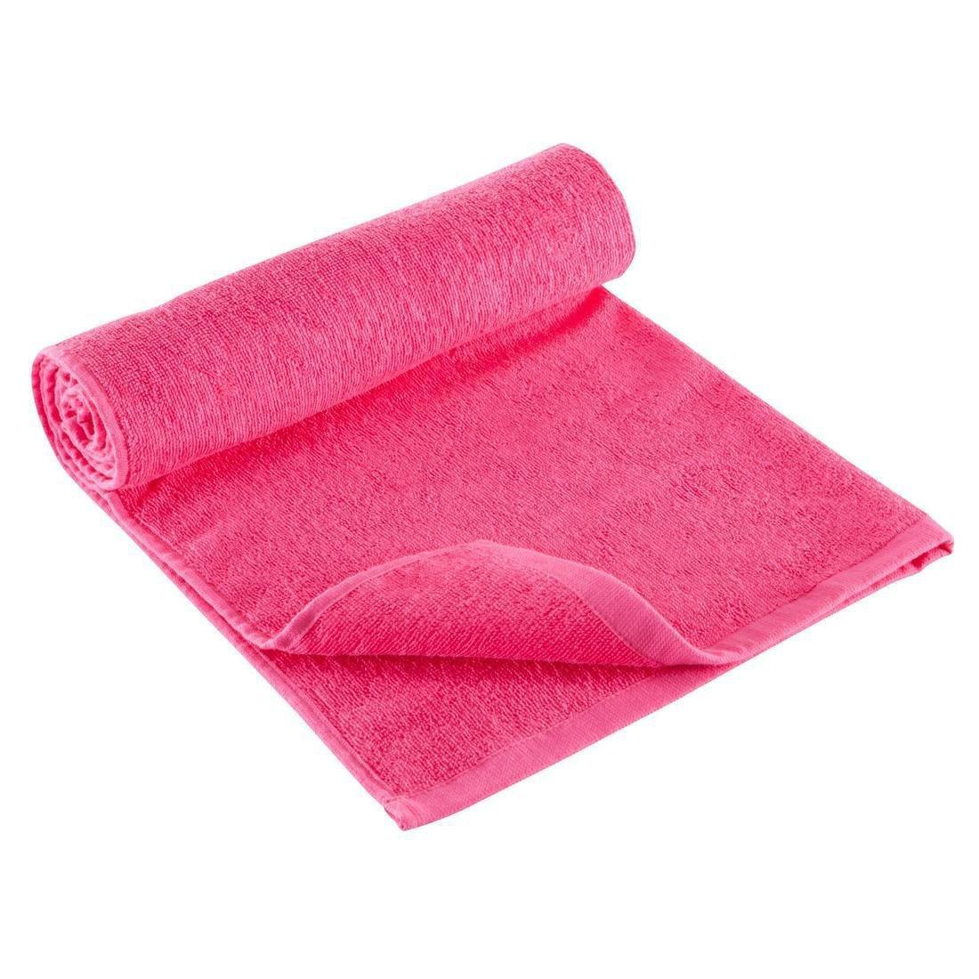 Cotton Fitness Towel, Black, No Color, large image number 7