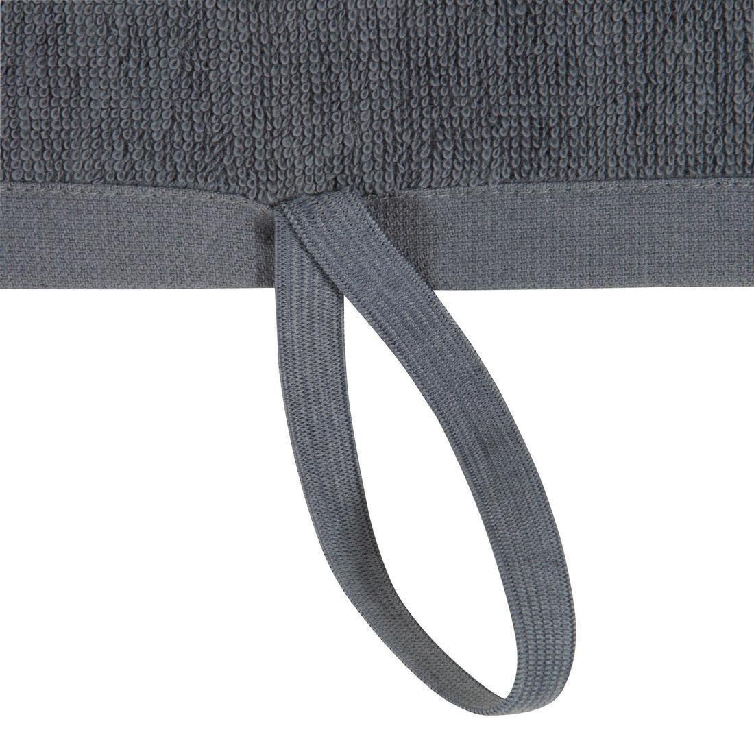 DOMYOS - Cotton Fitness Towel, Graphite