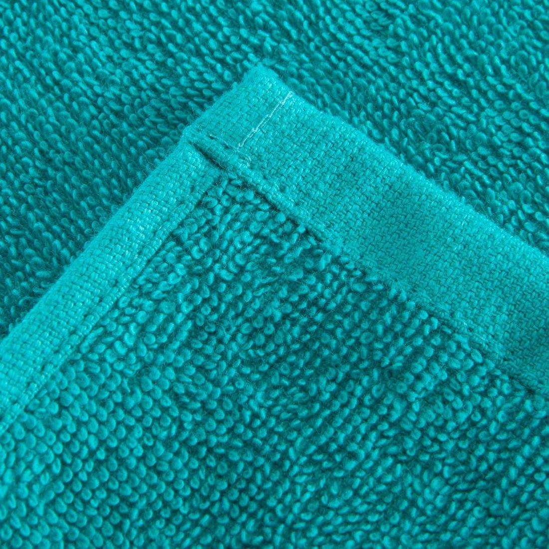 Small Cotton Fitness Towel, tropical blue, No Color, large image number 5