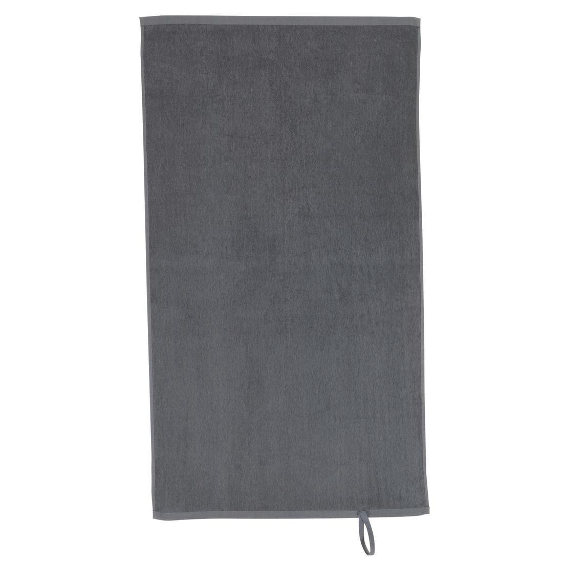 Small Cotton Fitness Towel, tropical blue, No Color, large image number 7