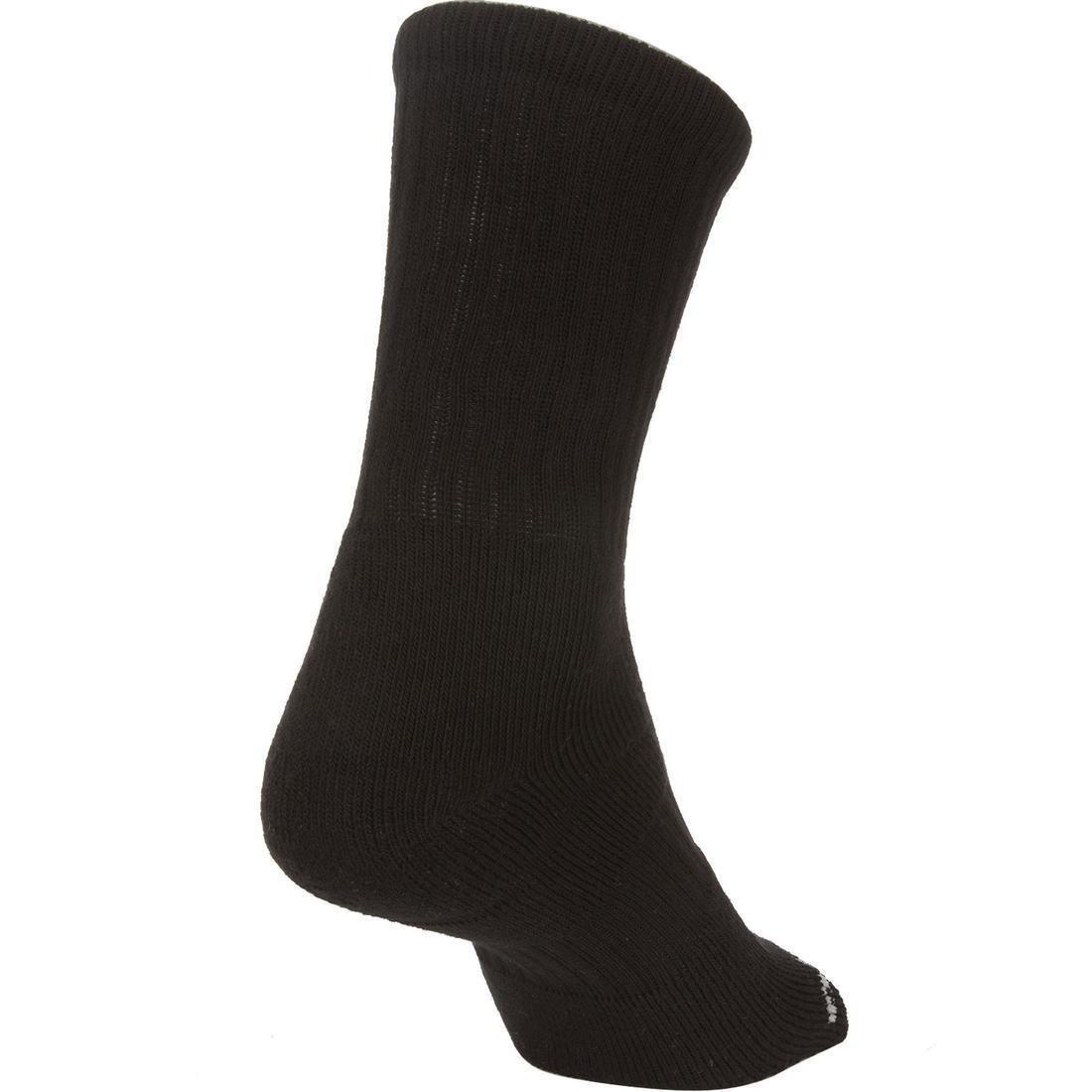 ARTENGO - RS800 Adult High Sports Socks 3-pack, Black